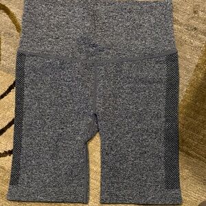 ~Love & Sports~ Gray High-Waisted Athletic Biker Shorts